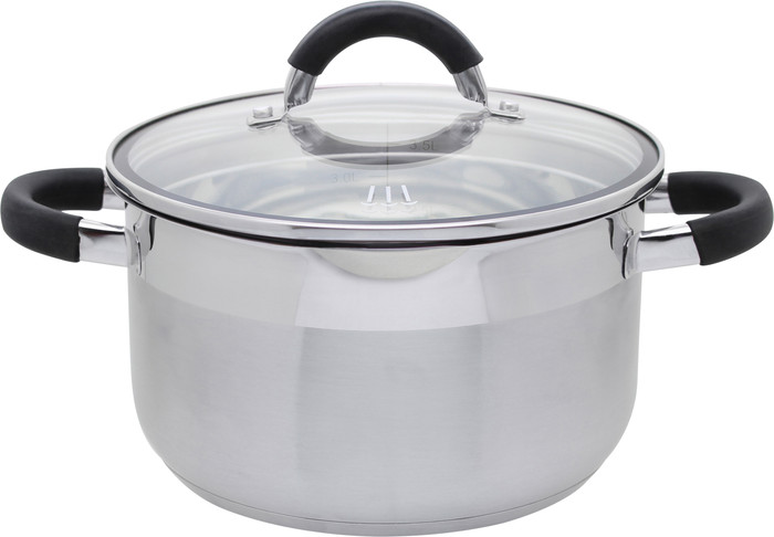 ELO Basic Black Steam Topfset 4-teilig vorne