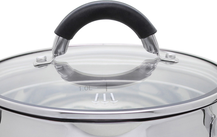 ELO Basic Black Steam Topfset 4-teilig oberseite