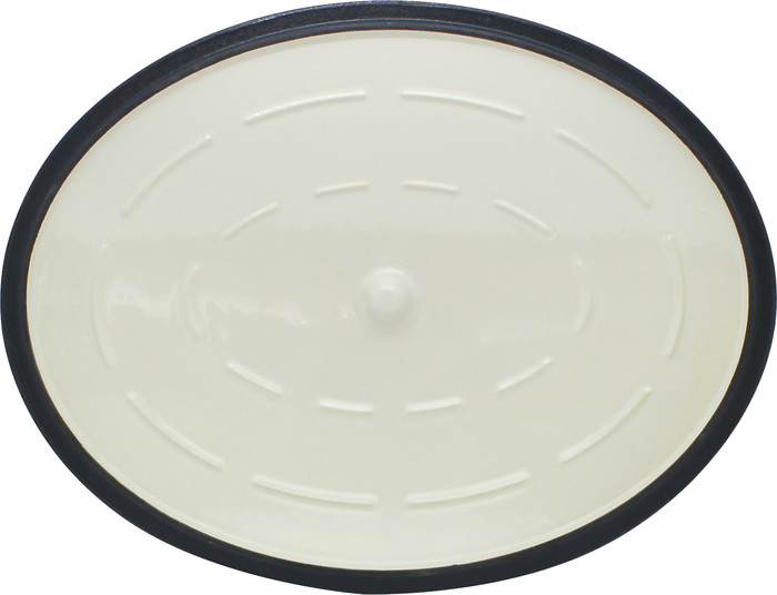 ELO Gusseiserner Bräter Oval 33 cm Basaltgrau detail