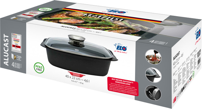ELO Alucast Bräter 32 cm verpackung