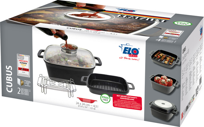 ELO CUBUS Multifunktionstopf 24 cm verpackung