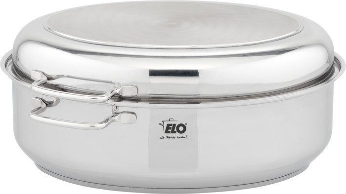 ELO Bella Gusto Ovaler Bräter aus Edelstahl mit Grill-Einsatz Main Image