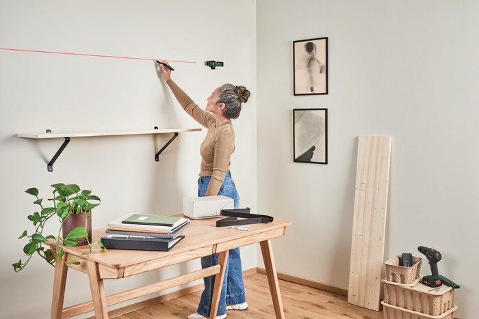 Bosch UniversalWallLevel produkt in gebrauch