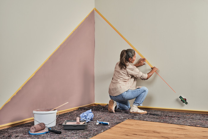 Bosch UniversalWallLevel produkt in gebrauch