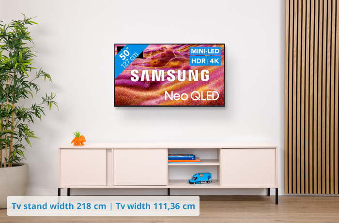 Samsung 50 inches Neo QLED QN90F + Samsung HW-B760GF visual Coolblue 2
