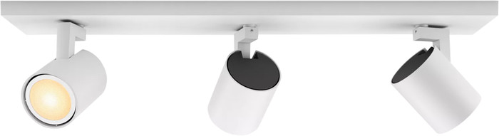 Philips Hue Runner Aufbauspot White Ambiance - 3 Spots - Weiß + Dimmer vorne