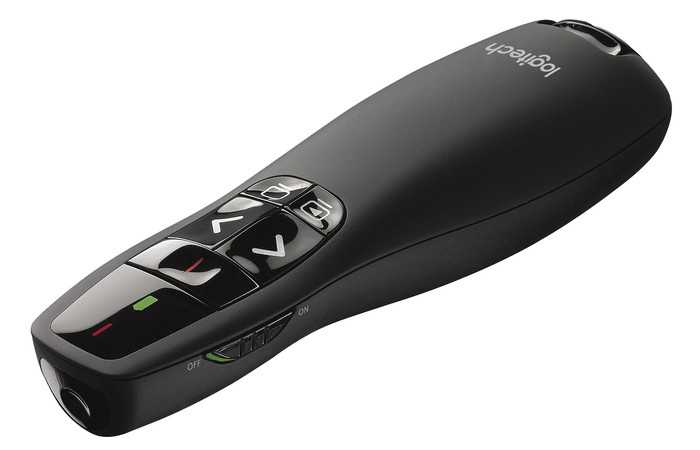 Logitech R400 Kabelloser Presenter vorne