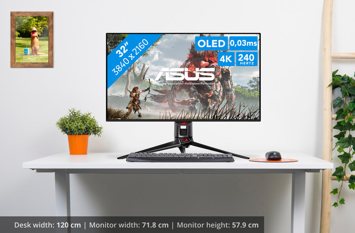 ASUS ROG Swift OLED PG32UCDMZ visual Coolblue 1