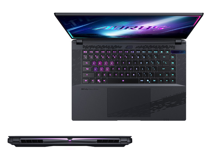 AORUS ELITE 16 BWHC3DEC65SP - 16'' - Intel Core Ultra 9 - 32GB RAM/2TB SSD - RTX 5070 oberseite