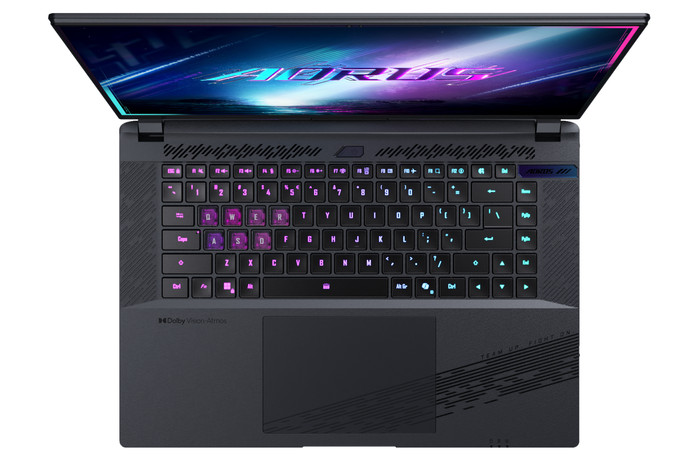 AORUS ELITE 16 BWHC3DEC65SP - 16'' - Intel Core Ultra 9 - 32GB RAM/2TB SSD - RTX 5070 oberseite