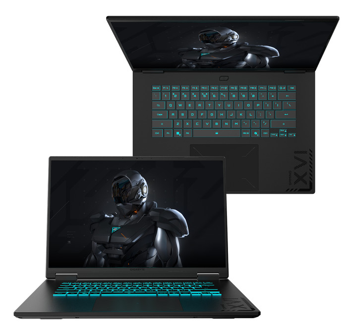 GIGABYTE GAMING A16 CWHI3DEC94SH - 16" - Intel Core i7 - 16GB RAM/1TB SSD - RTX 5070 oberseite