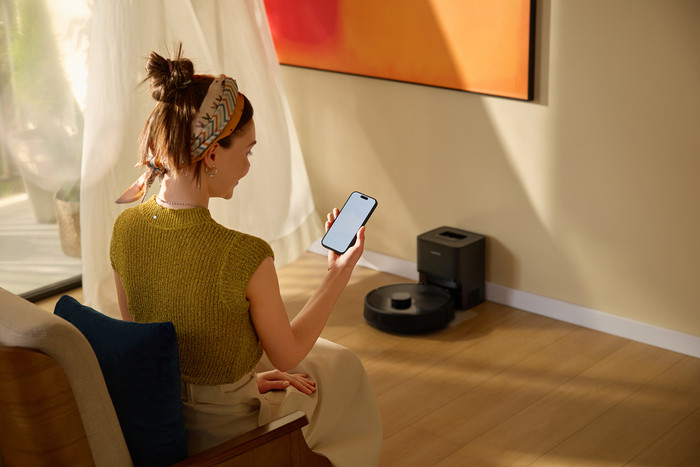 Roborock Q7 TF+ Black produkt in gebrauch