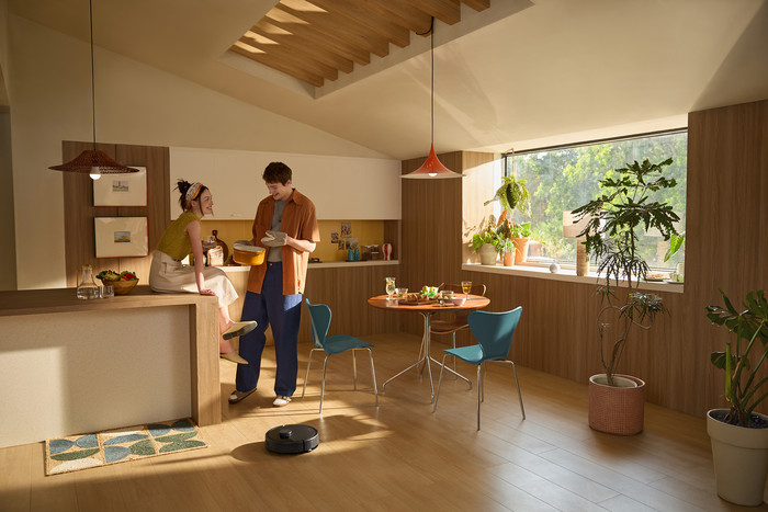 Roborock Q7 BF Black produkt in gebrauch