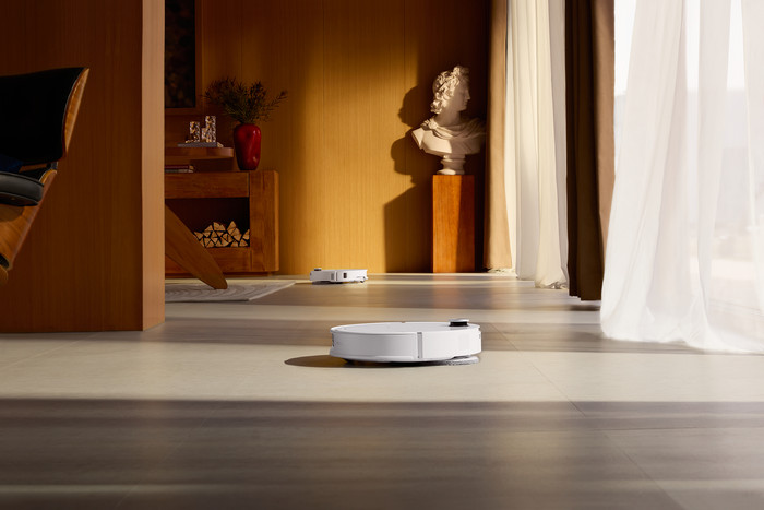 Roborock Qrevo CurvX White produkt in gebrauch