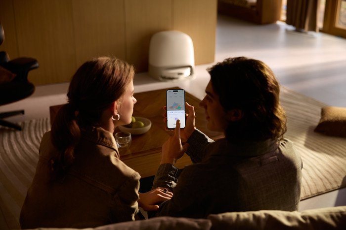 Roborock Qrevo CurvX White produkt in gebrauch