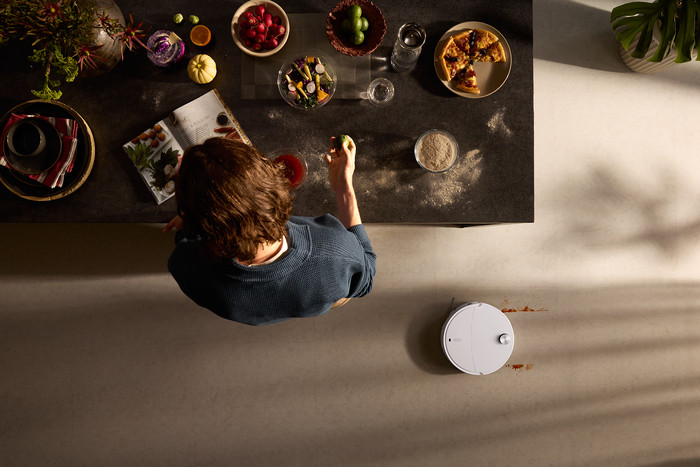 Roborock Qrevo CurvX White produkt in gebrauch