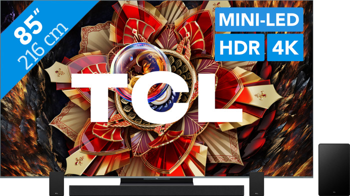 TCL 85 inches QD Mini-LED C9K 4K (2025) + TCL Q85H PRO Main Image
