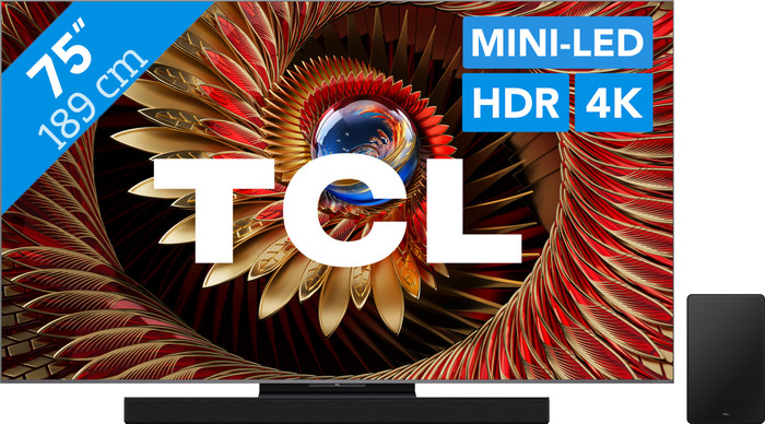 TCL 75 Zoll QD Mini LED C81K 4K (2025) + TCL Q75H Main Image