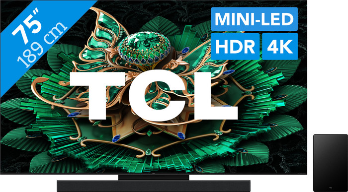 TCL 75 inches QD Mini-led C71K 4K (2025) + TCL Q65H Main Image