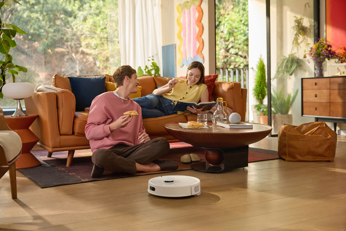 Roborock Q7 BF White produkt in gebrauch