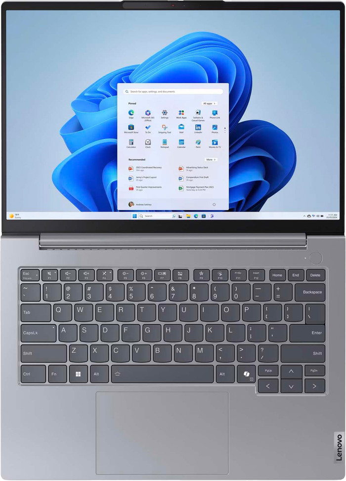Lenovo ThinkBook 14 G7 ARP - 21MV00AMMH QWERTY oberseite