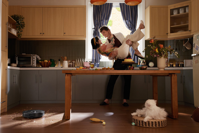 Roborock Qrevo 5AE Black produkt in gebrauch