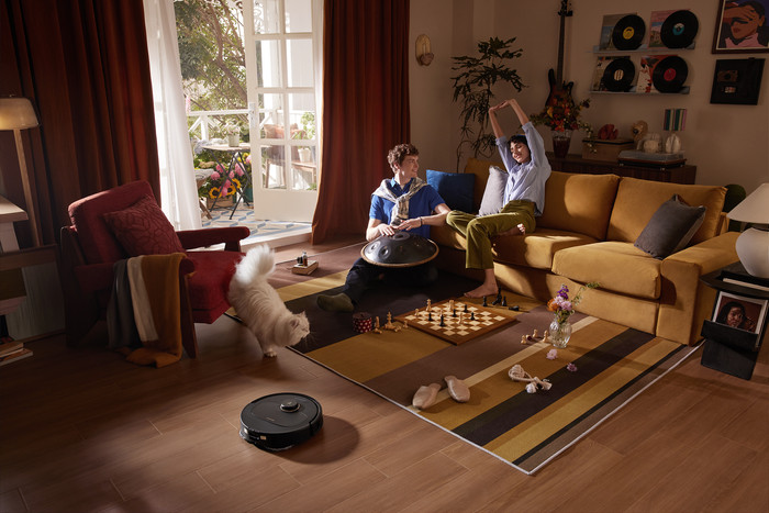 Roborock Qrevo 5AE Black produkt in gebrauch