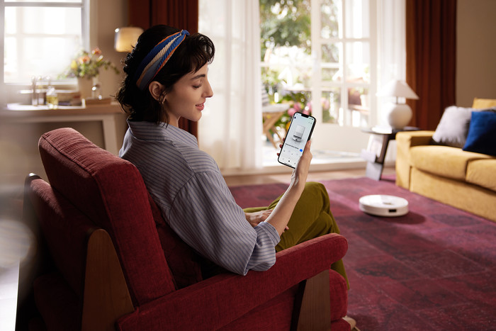 Roborock Qrevo 5AE White produkt in gebrauch