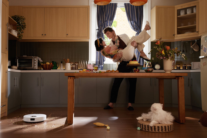 Roborock Qrevo 5AE White produkt in gebrauch