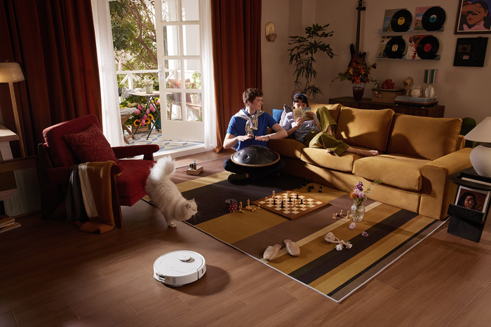 Roborock Qrevo 5AE White produkt in gebrauch