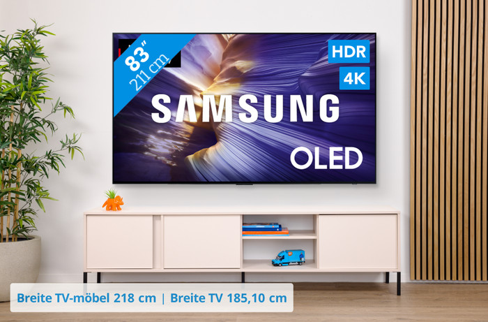 Samsung 83" OLED S90F 4K (2025) visuelles Coolblue 1