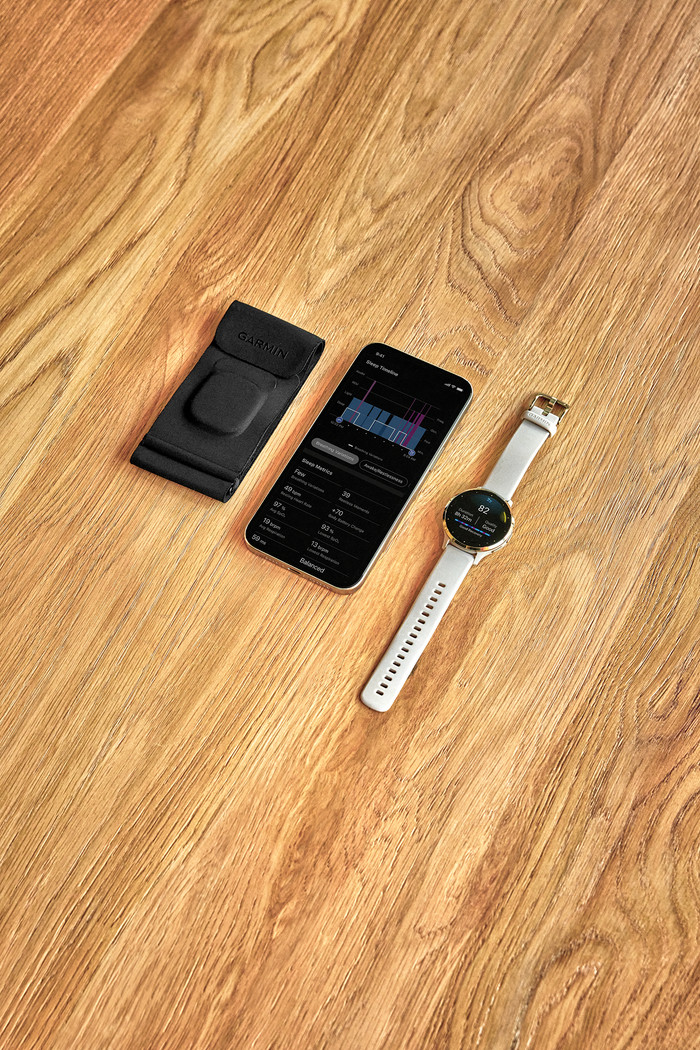 Garmin Index Sleep Monitor S/M produkt in gebrauch