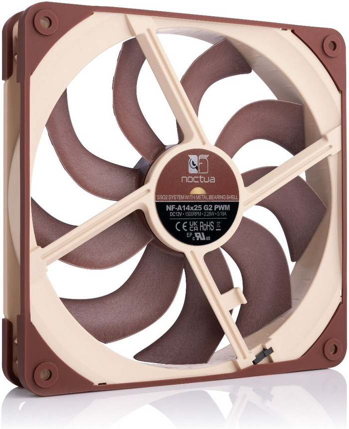 Noctua NF-A14x25 G2 PWM - Single Fan back