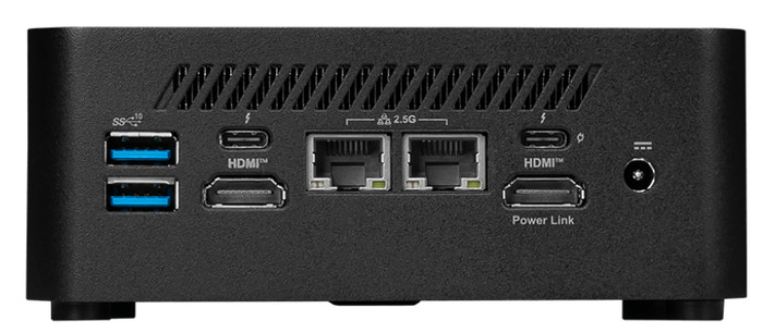 MSI Cubi NUC 1M-014BEU rückseite