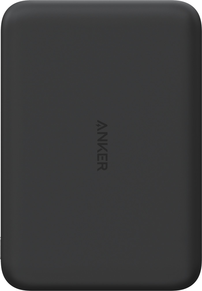 Anker MagGo Slim Wireless Powerbank mit MagSafe und Qi2 5.000 mAh mit Schnellladefunktion Schwarz unten