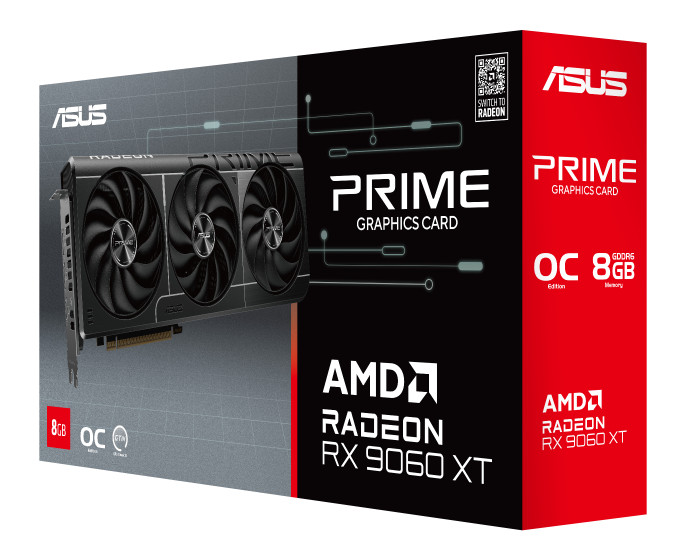 ASUS PRIME Radeon RX 9060 XT OC 8GB verpackung