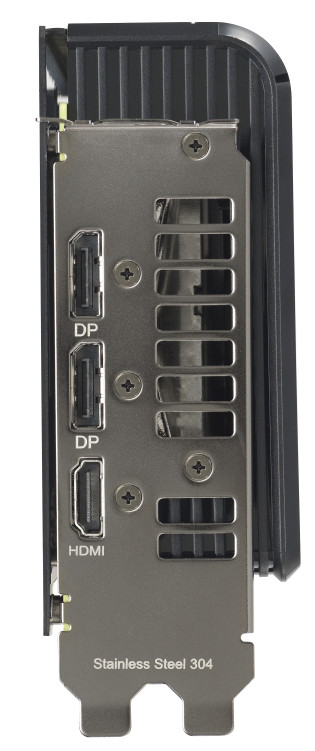 ASUS PRIME Radeon RX 9060 XT OC 16GB linke seite