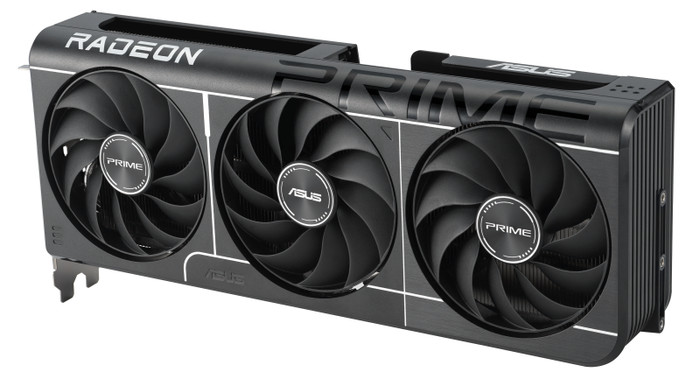 ASUS PRIME Radeon RX 9060 XT OC 16GB oberseite