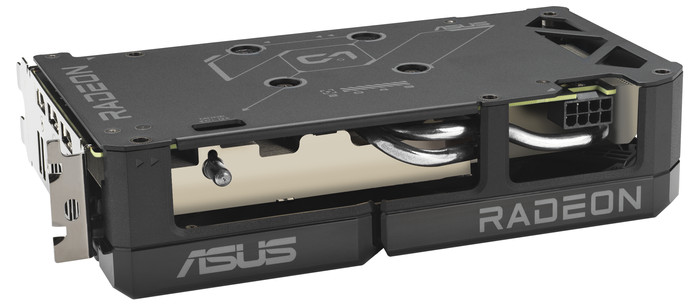 ASUS DUAL Radeon RX 9060 XT 8GB unten