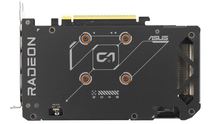 ASUS DUAL Radeon RX 9060 XT 8GB unten