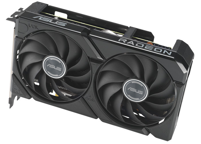 ASUS DUAL Radeon RX 9060 XT 8GB rechte seite