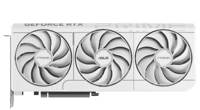 ASUS PRIME GeForce RTX 5070 OC White 12GB front