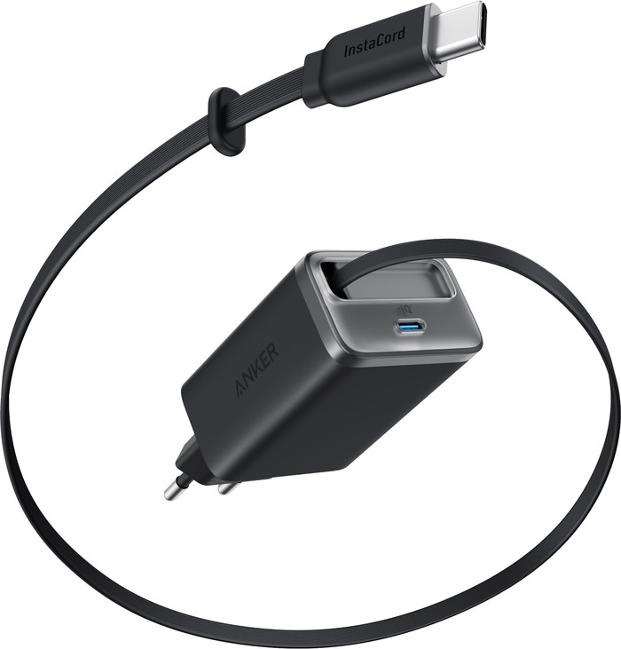 Anker Nano Ladegerät mit USB-C-Anschluss und Kabel 35 W Schwarz Main Image
