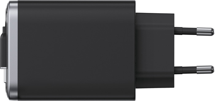 Anker Nano Ladegerät mit USB-C-Anschluss und Kabel 35 W Schwarz linke seite