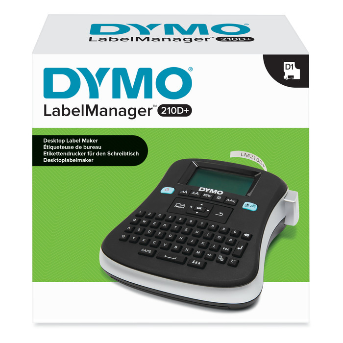 DYMO LabelManager 210D QWERTZ packaging