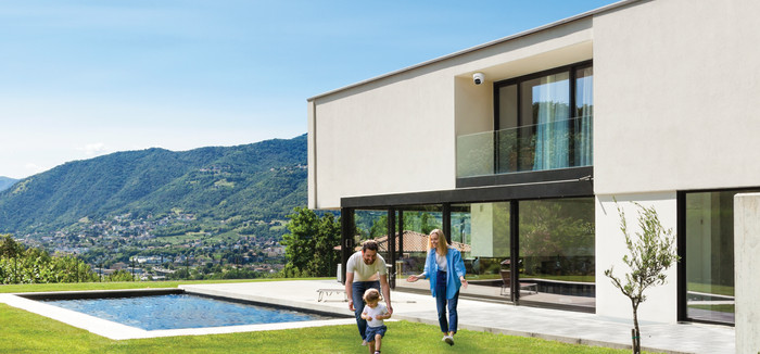 eufy PoE Sicherheitssystem + Netzwerkvideorecorder + E41 4er-Pack produkt in gebrauch