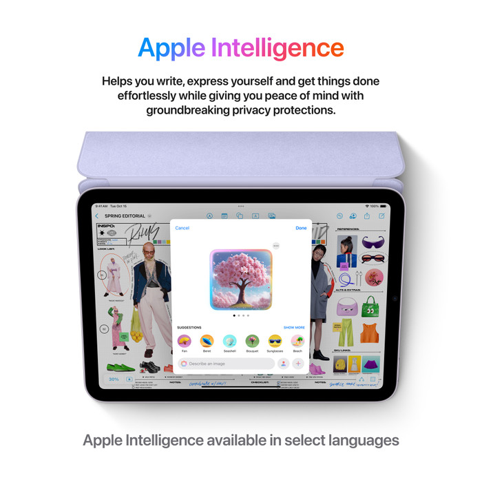 Apple iPad Mini 7 (2024) 128GB WiFi White Gold visual supplier