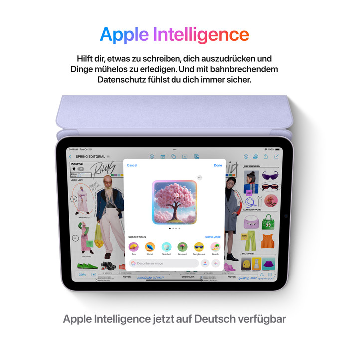 Apple iPad mini 7 (2024) 256GB Wi-Fi Blau visueller lieferant