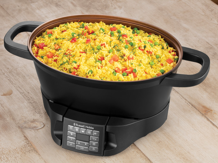 Russel Hobbs Good to Go Multikocher 6,5 Liter produkt in gebrauch