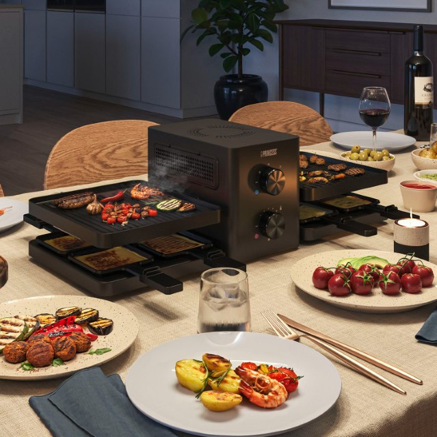 Princess Raclette Purify product in use